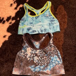 Bundle of 2 champion blue sports bras medium